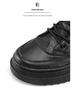 Herren 10cm Höhenerhöhende Wasserdichte Leder Martin Stiefel - Winter High-Top Arbeits- & Freizeit-Schuhwerk