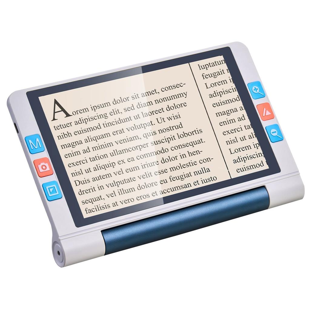 Tragbare Digitale Lupe, 203mm Touchscreen Elektronische Video-Lupe für Niedrigsehende, 2X - 20X Elektronische Lesehilfe mit 13MP Autofokus HD