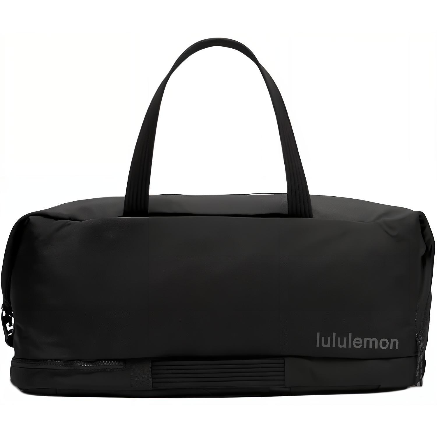 

Lululemon 35L Zipper Closure Nylon Travel Bag Unisex Bags Black LU9DAPS-075965 Black