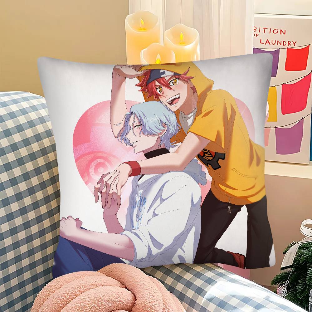 SK The Infinity Anime Pillow Case Fashion Square Pillowcase Bedroom Sofa Room Ins Decoration Leisure Cushion Cover