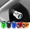 4Pcs Car Styling Wheel Tires Bolt-in Valve Caps Badge For M E81 E90 E92 E93 F30 E60 E61 F07 F10 F18 F12 X2 3 4 5 6 7 Series