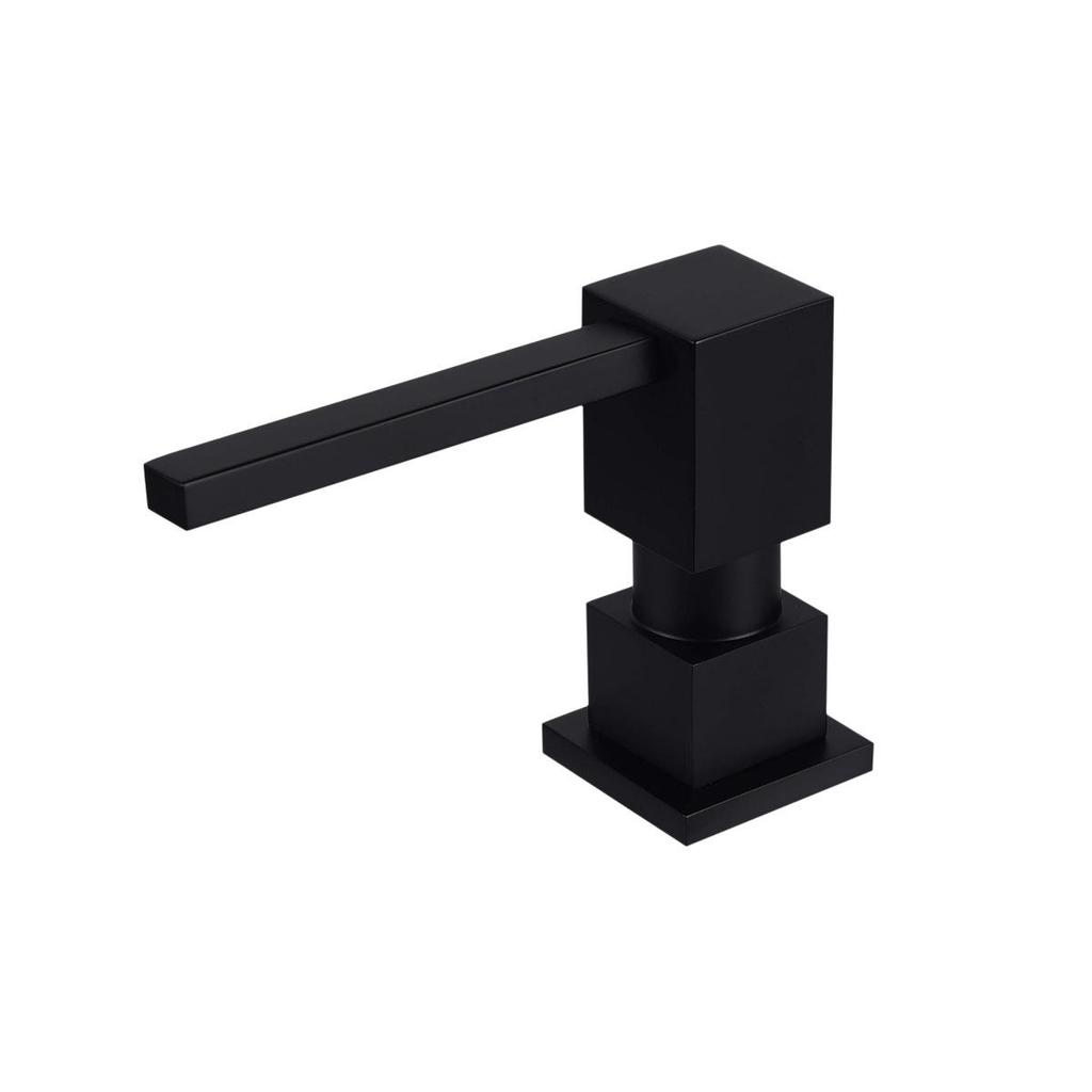 American Style Copper Square Soap Dispenser, 500ml Push-Button Design