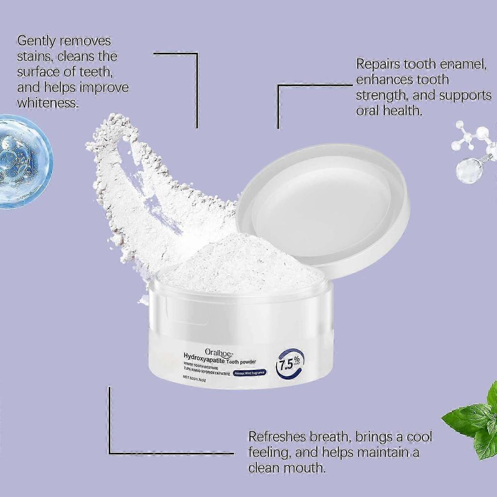 Dental Care Tooth Cleaning Powder Gently Clean Teeth Stains and Keep Them Long-lasting and Fresh To Protect Teeth