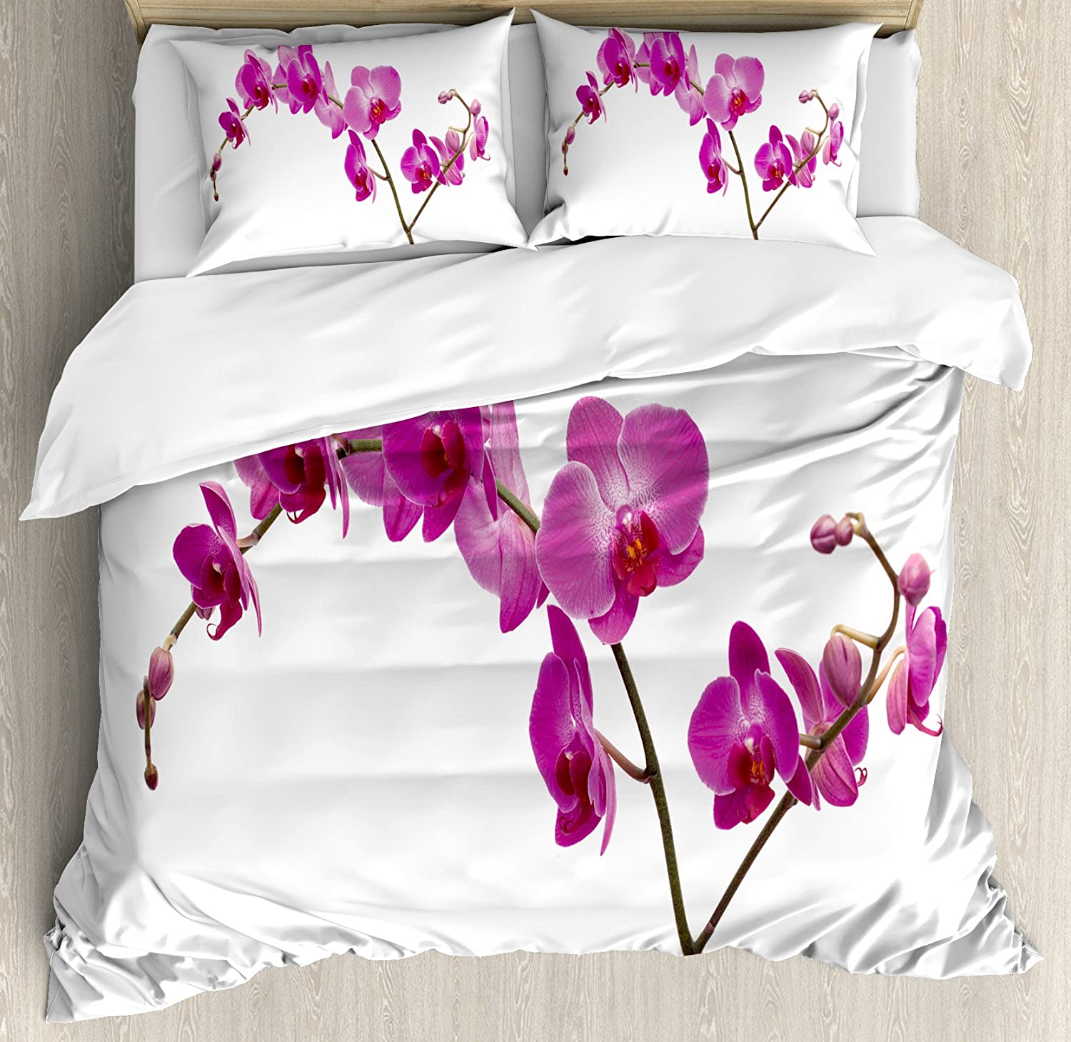 

Comforter Spa Decor 3Pcs Bedding Set Sand Orchid And Massage Stones In Zen Bed Set Pillow Case Comforter Comforter (quilt)-EU Single(135*200cm)3pcs