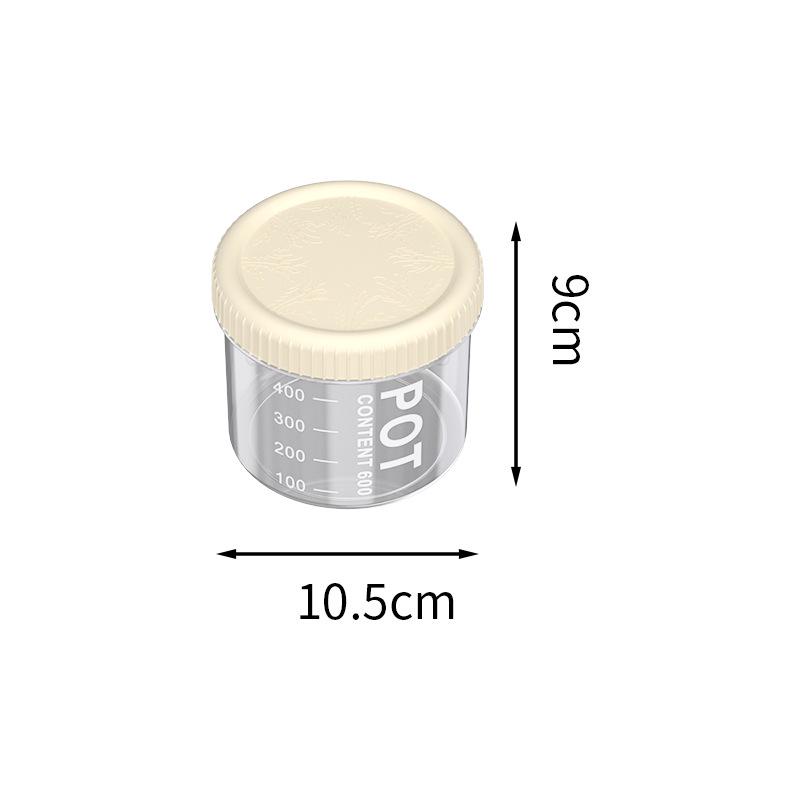 Transparent Food-Grade Plastic Jar for Five-Grain Cereal, Snacks, Tea, and Dried Goods Storage