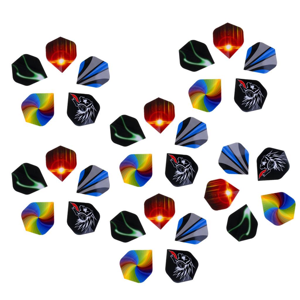 Standard Dart Flights PET Material Durable Professional Darts Accessories for Steel Tip and Soft Tip Darts Game