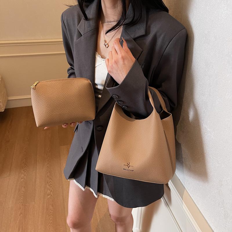 Tasche mit großem Fassungsvermögen Damentasche Neue Mode Schulter Messenger Weiche Tasche