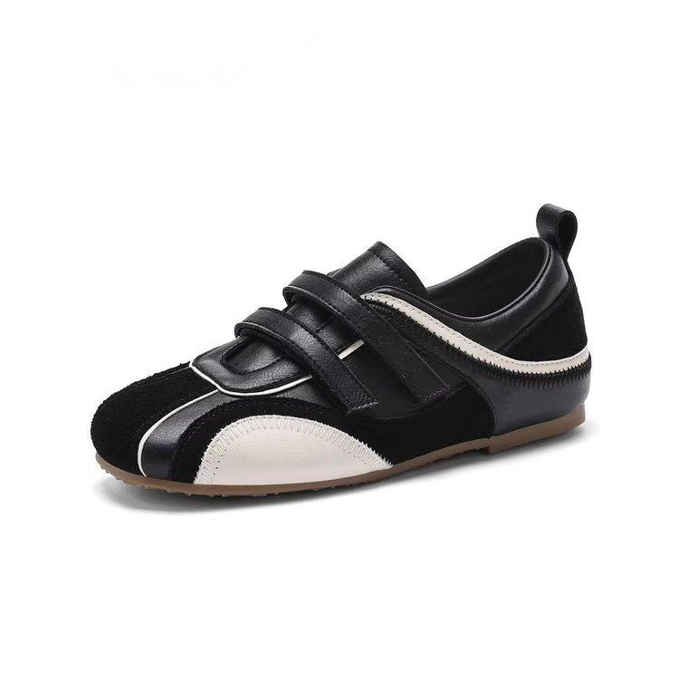 2025 Autumn New Versatile Thin-soled German Training Shoes Velcro Light Wear Comfortable Soft-soled Sports and Leisure Shoes