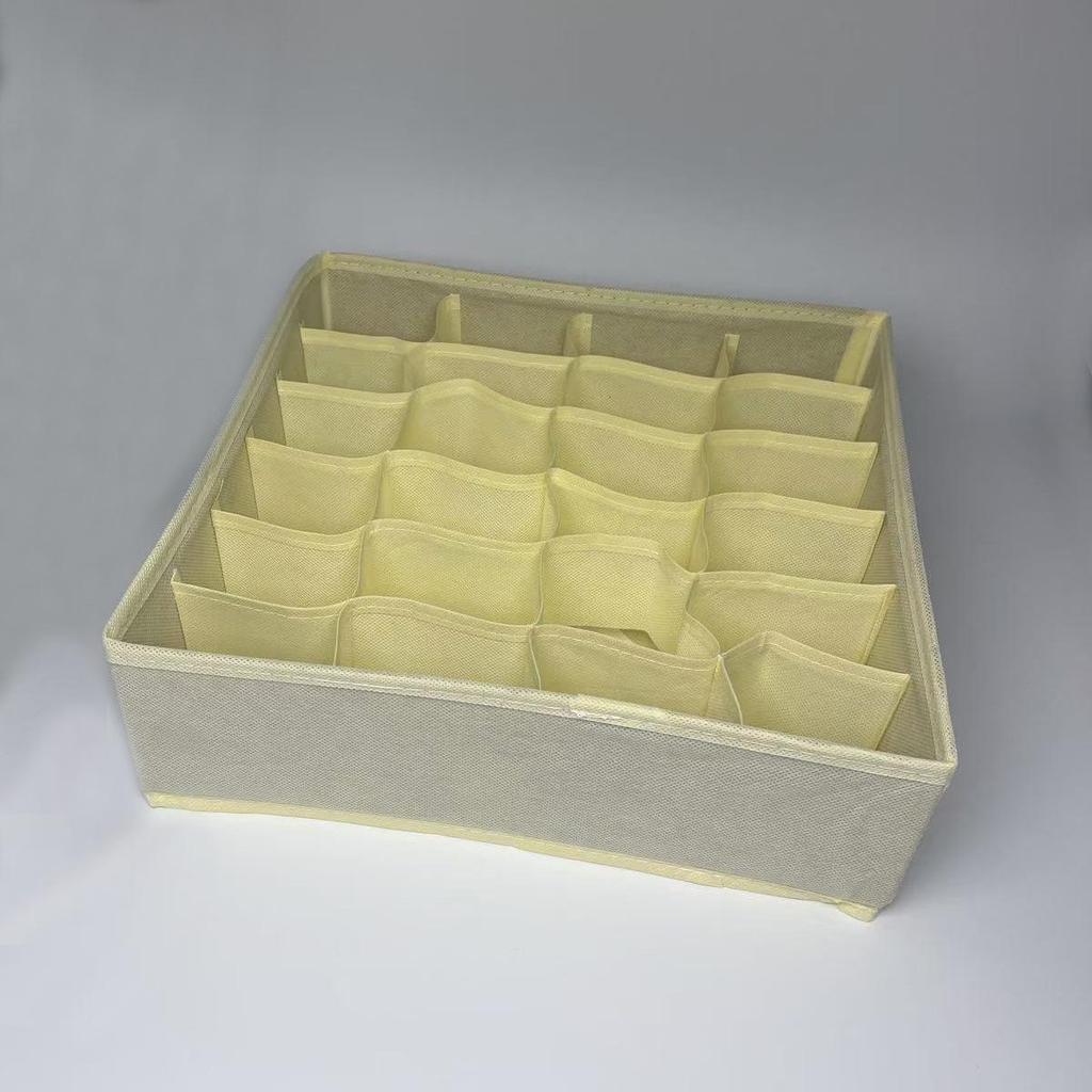 Foldable Underwear & Bra Organizer: 3-in-1 Drawer Box for Panties, Bras & Socks