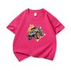 Kids Cotton T Shirt Bright Splash Offroad Vehicle Print Crew Neck Short Sleeve Tee Casual Breathable Boys Girls Summer Tops