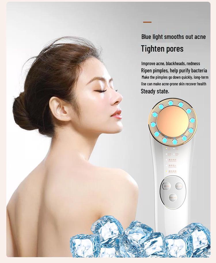 Photon Rejuvenation Facial Massager: Warm Light Cleansing & Lifting Instrument