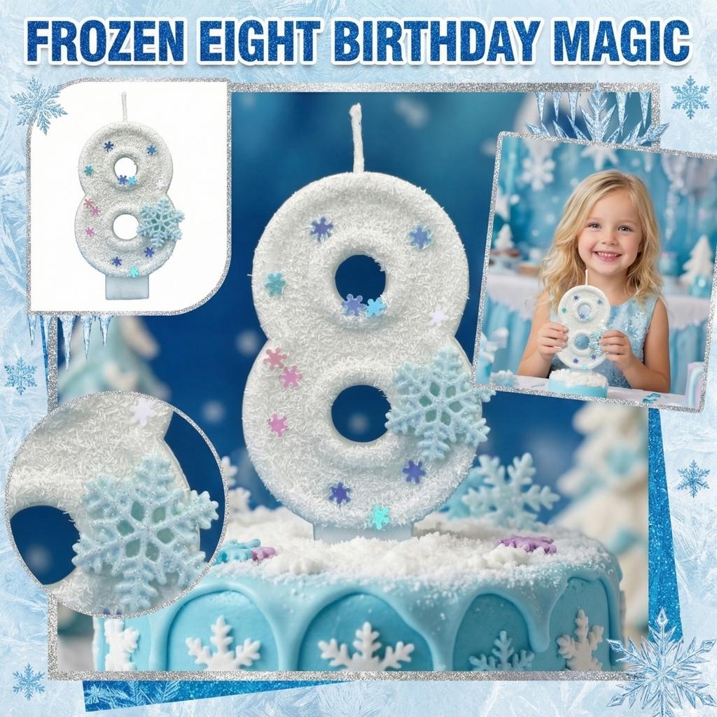 Fashion Cartoon Creative Birthday Candles Party Digital Candles
