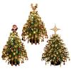 Kit Ornamento Festivo da Interno Kit Albero di Natale Perline Fai da Te, Set Artigianale Festivo in Cristallo Sintetico Decorazione per la Casa Fatta a Mano per Adulti Principianti, Fatto a Mano