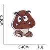 New Cartoon Mario Embroidery Cloth Sticker Anime Embroidery Label Game Character Computer Embroidery Chapter Boy Bag Patch Sticker