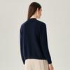 Zhaojun 2025 Women's 100% Cashmere Jacquard Zipper Cardigan
