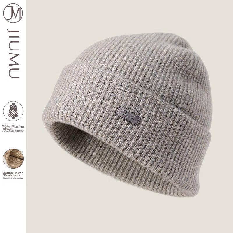 Cashmere Warm Knit Hat, Autumn And Winter Woolen Knitted Hat, Cold Hat, Winter Hat, Outdoor Ear-Protecting Cold-Proof Hat for Men In Winter Seaso