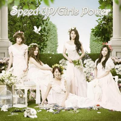 CD KARA - Speed Up / Girls Power (Första upplagan UMCK9470 Universal Sigma Japan ObiJapansk popstjärna Begagnad