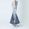 Atil Studio Denim Daisy Knot Shoulder Bag_[Dark Blue]