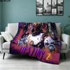 1PC Destiny Patterned Flannel Blanket Suitable For All Seasons For Home Decor Warmth And Comfort Gifts Holiday Present