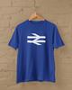 BRITISH RAIL LOGO T-SHIRT (treinspotten nationalisatie intercity firma casual) Unisex-T-shirt