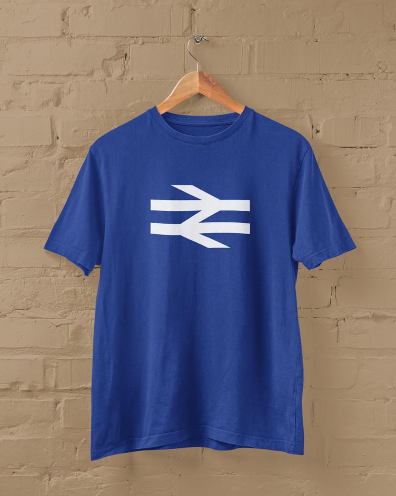 

BRITISH RAIL LOGO T-SHIRT (trainspotting nationalisatio wbr/ n inter city firm casual) Unisex T-Shirt M