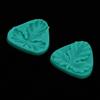 2Pcs Silicone Mold Flower Leaf Clay Making Mold Double Side Leaf Mold for Fondant Cake Decor