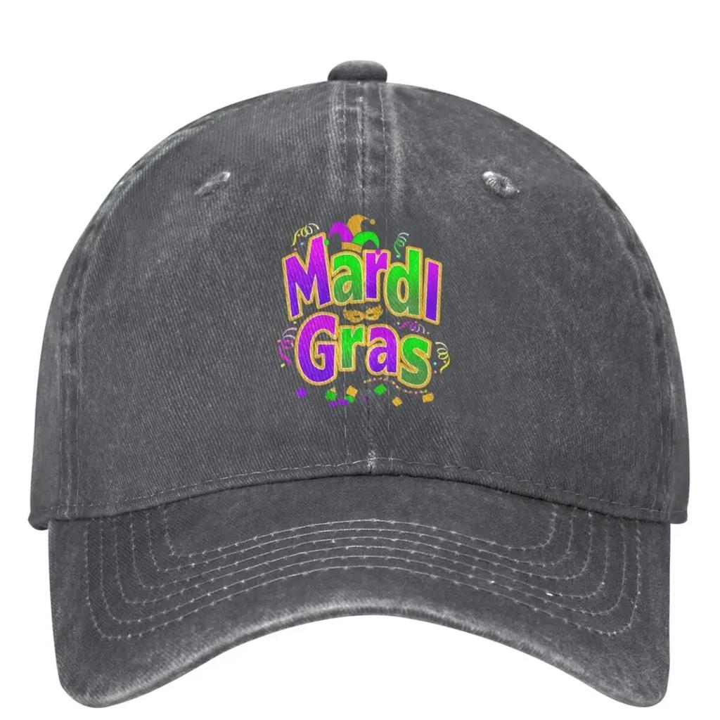 Mardi Gras Casual Baseball Cap Spring Trucker Hat Sun Visor Tennis Skate Snapback Cap Unisex Baseball Caps