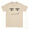 Y2k Aesthetic Anime Face Graphic Tshirt Unisex Round Neck Summer Harajuku Streetwear Novelty Casual Cotton Game Print Tops