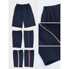 Summer School Uniform Shorts: Navy Blue Cotton Pants with One Stripe for Middle School and Two Stripes for Primary Students