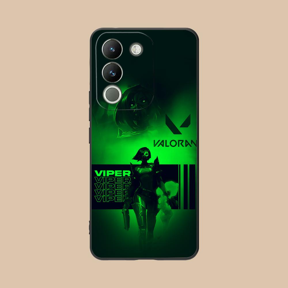 

Чехол Valo Viper для телефона VIVO V60 V50 V40 V30 V29 V27 V25 V23 Pro Lite 5G, мягкий ТПУ, противоударный vivo V23e