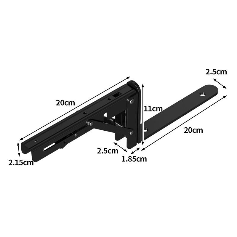 Foldable Bedside Cabinet: Invisible Retractable Storage Rack & Small Side Table for Bedroom