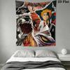 Bleach Wall Tapestry Aesthetic Wall Hanging Printed Fabric Blanket Decorative Tapestries for Bedroom Living Room Home Decor