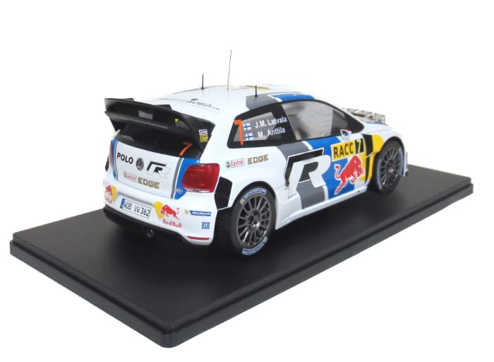 IXO Scale Volkswagen Polo R WRC 2013 Rally Catalunya Latvala 1/18 #7 J.M.