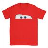 Unique Clothing Lightning McQueen Eyes T-Shirts for Casual Pure Cotton Tee Shirt Round Collar Short Sleeve T Shirts harajuku