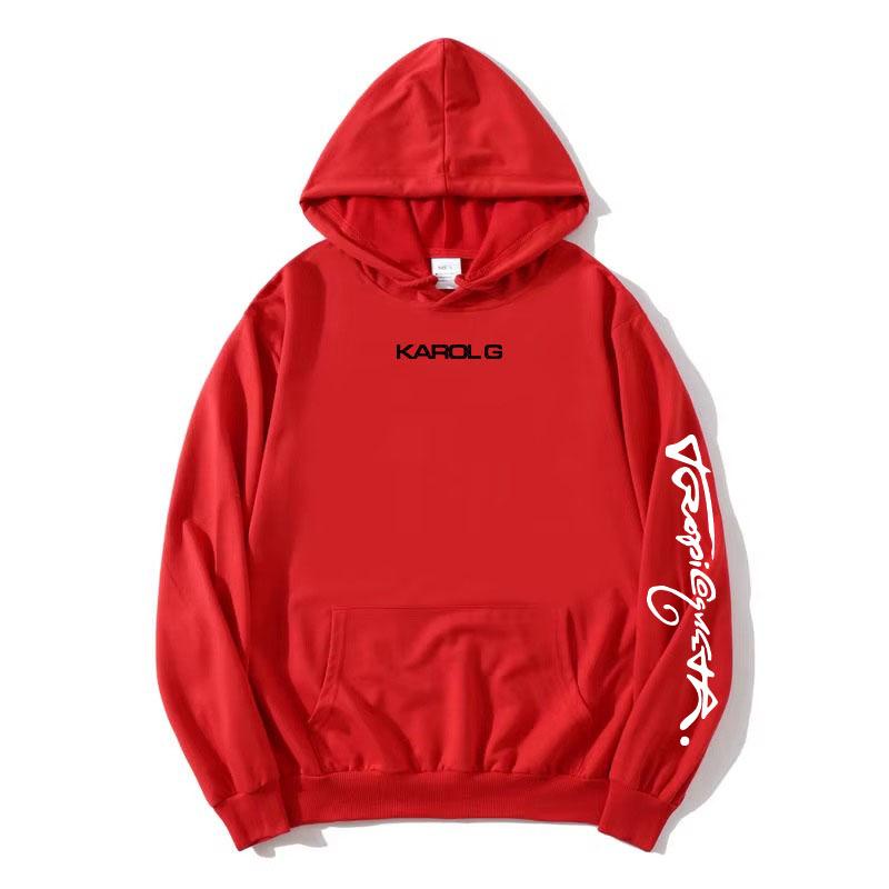 Tropicoqueta Hoodie KAROL G Album Printing Sweatshirts Long Sleeve Female Hooded Pullovers Fleece Warm Streetwear