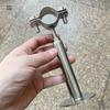Adjustable 304 Stainless Steel Pipe Bracket Clamp for 110-150 Range Water or Gas Pipes