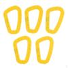 5Pcs Buckle Mountaineering Snap Carabiner Clip Plastic Hooks