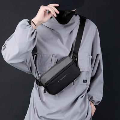 Brusttasche für Herren, Messenger Bag, Bauchtasche für Outdoor-Reisen, modische und einfache Umhängetasche, kleine Umhängetasche.