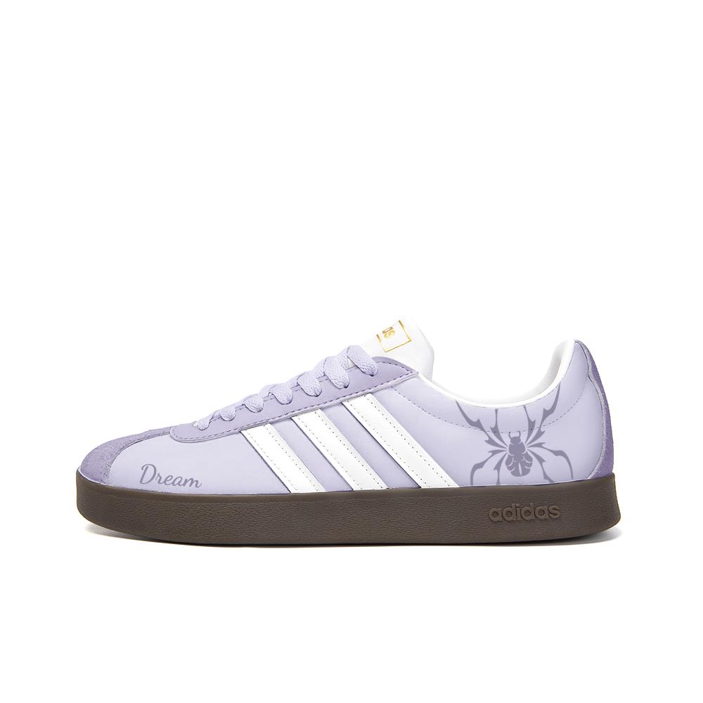 

Adidas Neo VL Court 2.0 Slip Resistant Abrasion Resistant Low top Skateboard Shoes Unisex Purple White ID6015(Team354-) 44⅔