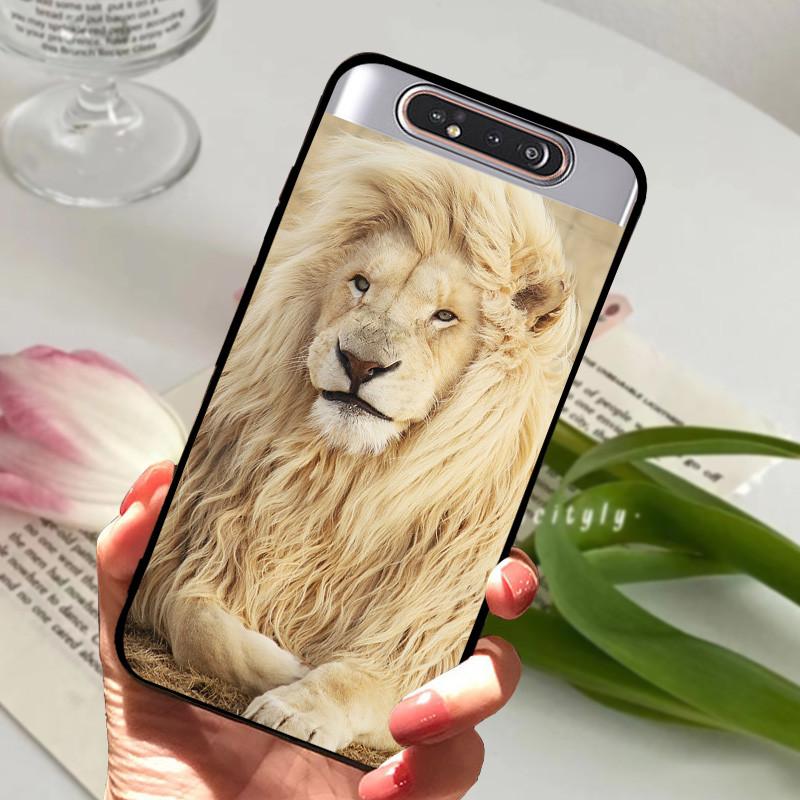 Per Samsung Galaxy A80 Custodia A 80 Antiurto Morbida TPU Silicone Copri Telefono Per Samsung Galaxy A80 Funda A80 2019 Capa Cartone Animato