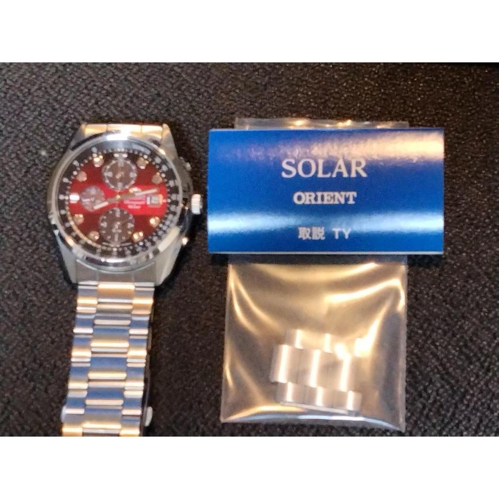 Used Orient Watch Solar Chronograph TY01