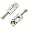 6Pcs Electric Guitar Roller Bridge Tremolo Saddles for Strat TL Zinc Alloy Electric Guitar Replacement Bridge Saddle Set