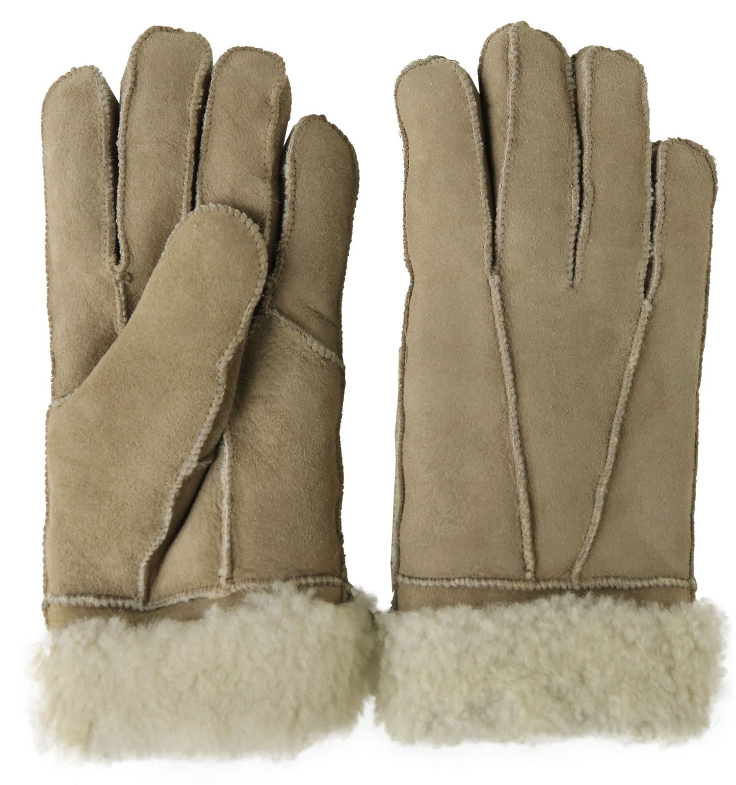 

Sankyo Shokai Women s Double-Faced Mouton Leather Gloves (Oak)