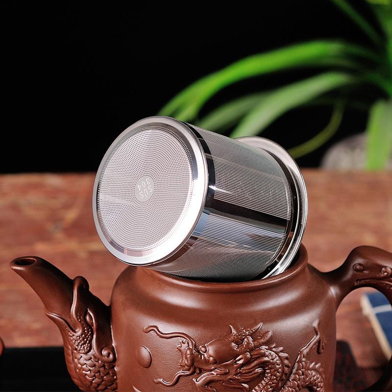 Purple Clay Teapots Chinese Tea Set Master Hand Carved Teapot with Tea Infuser Green Tea Filter Kettle Tea Accessories