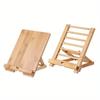 1pc Wooden Phone Holder Gift Cellphone Bracket Organizer Portable Desktop Phone Desk Stand for Bedroom Home Kitchen Tabletop Pens