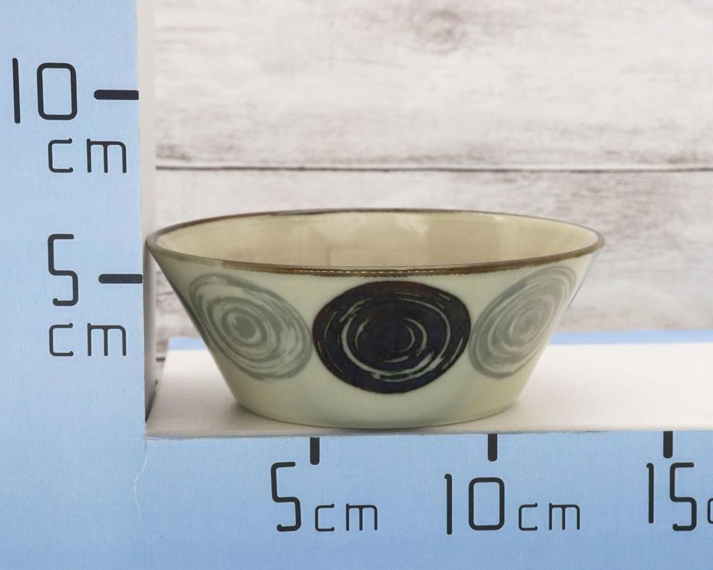 Castle Enterprises [10-Piece Set of 13.5cm Signal Salad Bowls] Mino Ware Monochrome Style: Casual and Makes Food Stand Out