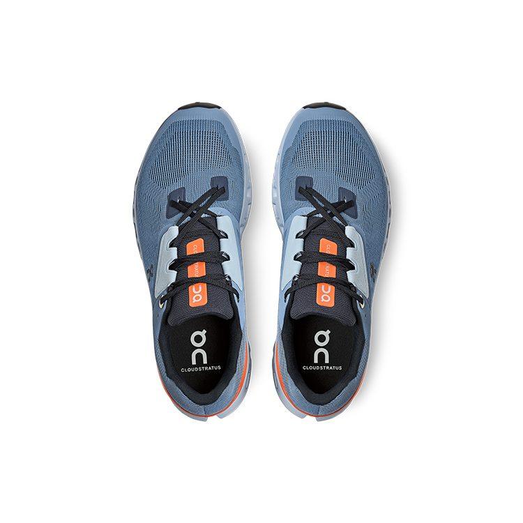 On Running Cloudstratus Lake Blue Flare Orange 39.99213