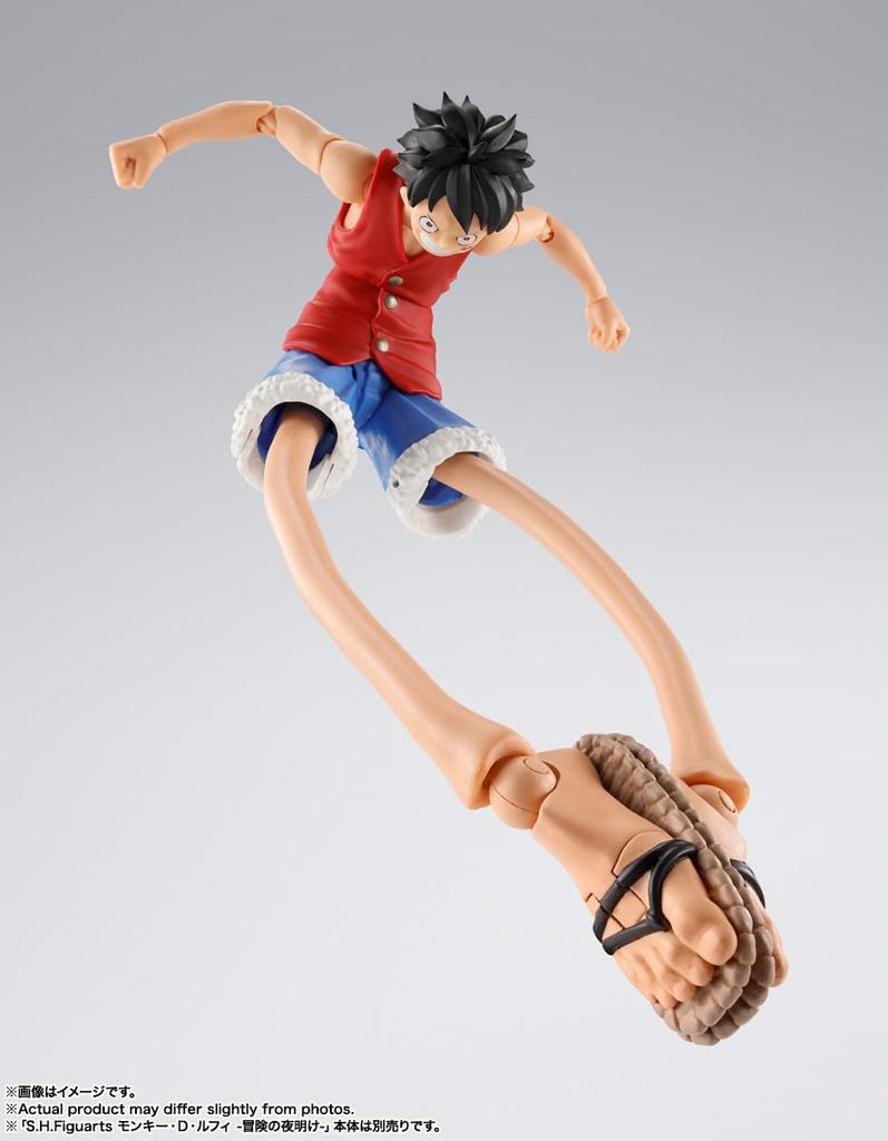 TAMASHII NATIONS S.H.Figuarts ONE PIECE Monkey D. Luffy - Dawn of Adventure - Gomu Gomu Optional Parts Set, Approx. 145mm, PVC & ABS, Pre-pa