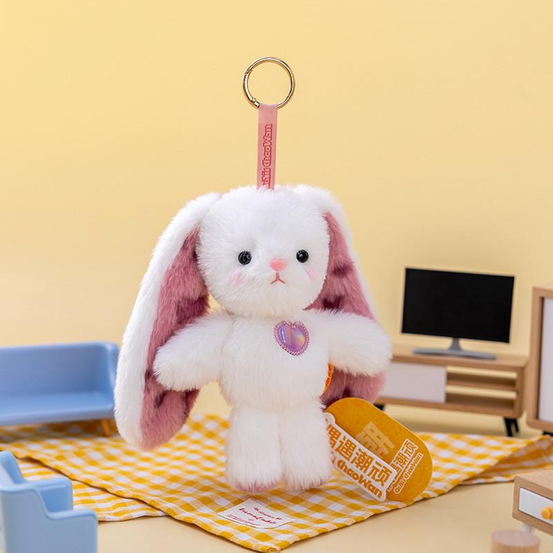 Capybara Pig Cat Plush Keychain With Soft Short Pile For Kids And Collectors