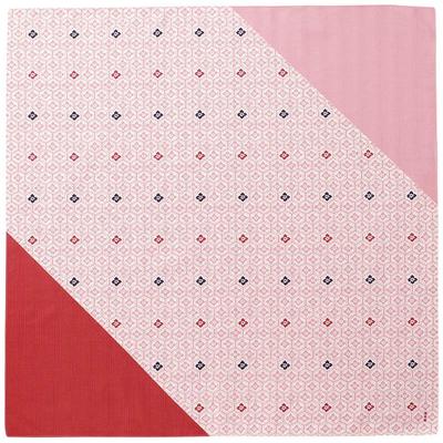 Hamamonyo Large Furoshiki Tortoiseshell and Diamond Pink (90cm) Pattern,